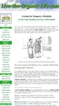 Mobile Screenshot of live-the-organic-life.com